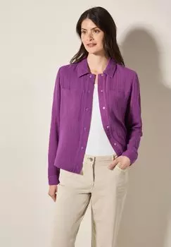 Блузка на пуговицах Cecil, фиолетовый