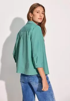 Блузка на пуговицах Cecil, неоновый зеленый