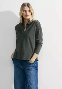 Блузка на пуговицах Cecil, оливковый