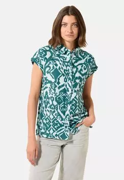 Блузка на пуговицах Cecil, зеленый