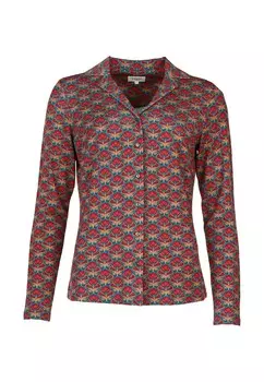 Блузка на пуговицах CELESTE RETRO FLOWER Lykka du Nord, фиолетовый