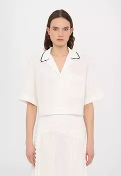 Блузка на пуговицах CHEMISE sandro, белый