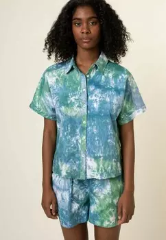 Блузка на пуговицах CHERYN FRNCH, зеленый