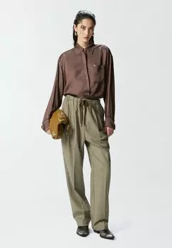 Блузка на пуговицах CIOTOLA Pinko, цвет Mottled Dark Brown