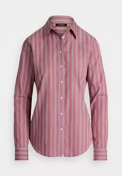 Блузка на пуговицах CLASSIC FIT STRIPED BROADCLOTH SHIRT Lauren Ralph Lauren, розовый