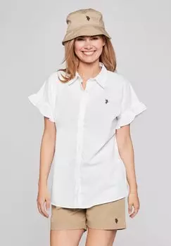 Блузка на пуговицах Claudia U.S. Polo Assn., белая