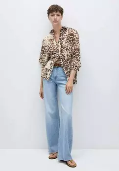 Блузка на пуговицах CLIPPER Mango, кремовый