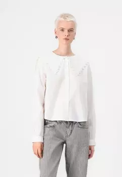 Блузка на пуговицах COLLAR BLOUSE BDG Urban Outfitters, белый