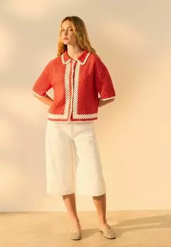 Блузка на пуговицах COLLARED Next, красный