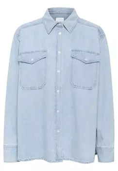 Блузка на пуговицах COLLETTE Part Two, синий деним