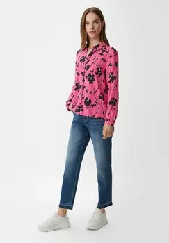 Блузка на пуговицах comma casual identity, розовый