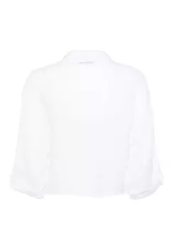 Блузка на пуговицах CORTA CON TASCHINO ACANFORA, белый