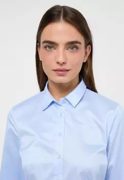 Блузка на пуговицах COVER SHIRT FITTED Eterna, светло-голубой