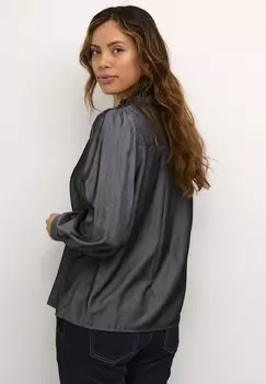 Блузка на пуговицах Culture, черный