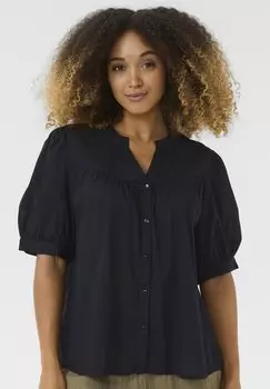 Блузка на пуговицах Culture, черный