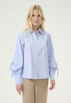 Блузка на пуговицах Culture, светло-голубой