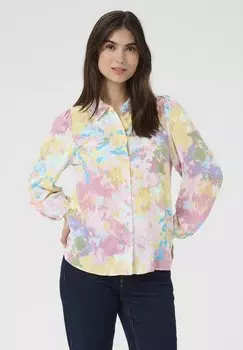 Блузка на пуговицах Culture, желтый