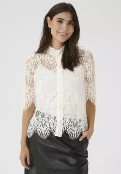 Блузка на пуговицах CUOKRAM Culture, кремовый