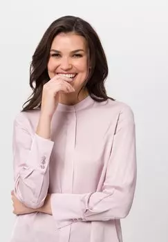 Блузка на пуговицах DAMEN TUZZI, светло-розовый