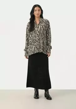 Блузка на пуговицах DELVINPW SH Part Two, темно-серый