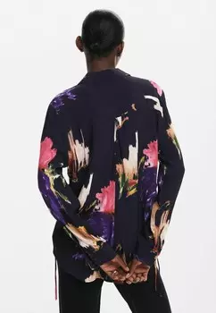 Блузка на пуговицах Desigual, черный