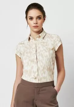 Блузка на пуговицах DESOTO, бежевый