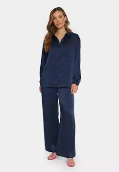 Блузка на пуговицах DINNE Saint Tropez, темно-синий