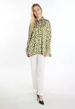 Блузка на пуговицах DreiMaster, оливковый