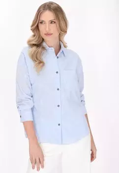 Блузка на пуговицах DreiMaster, синий