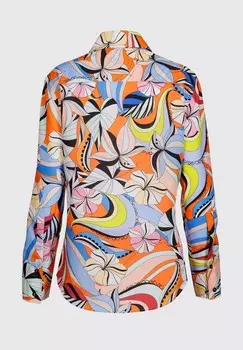 Блузка на пуговицах ELEGANTE FREIZEIT 70IES Kragnart, оранжевый