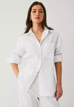 Блузка на пуговицах Ellos Collection, белый