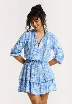 Блузка на пуговицах ELSIE Shiwi, синий