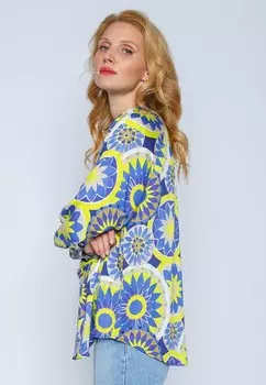 Блузка на пуговицах Emily van den Bergh, синий