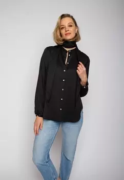Блузка на пуговицах Emily van den Bergh, черный