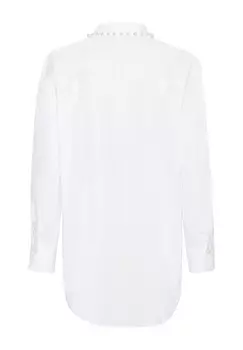 Блузка на пуговицах ENSO Culture, молочный