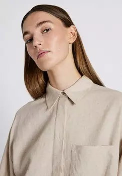 Блузка на пуговицах ESMA NORR, бежевый