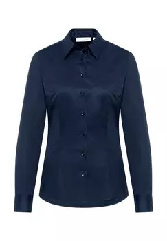 Блузка на пуговицах ETERNA Eterna, темно-синий