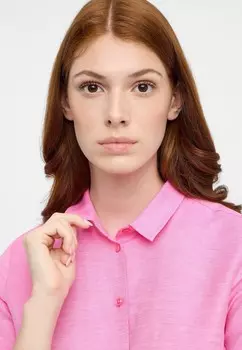 Блузка на пуговицах Eterna, розовый