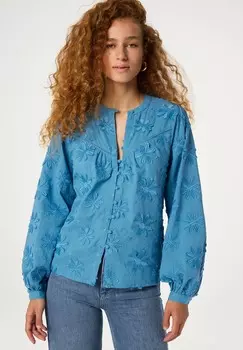 Блузка на пуговицах Fabienne Chapot, синий