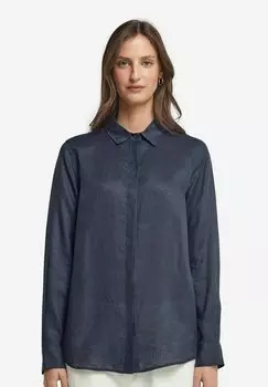Блузка на пуговицах Falconeri, синий