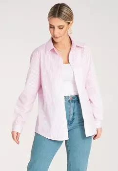 Блузка на пуговицах Figl, розовый