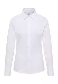 Блузка на пуговицах FITTED Eterna, белый