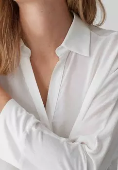 Блузка на пуговицах FLAVENA Opus, белый