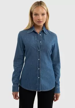 Блузка на пуговицах FLORIANA Big Star, синий