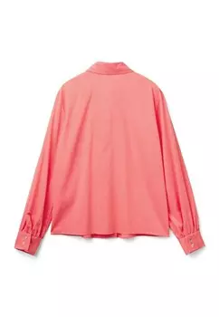 Блузка на пуговицах FLOWY STRETCH United Colors of Benetton, розовый