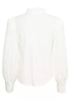 Блузка на пуговицах Frostykb Frill Karen by Simonsen, ярко-белая