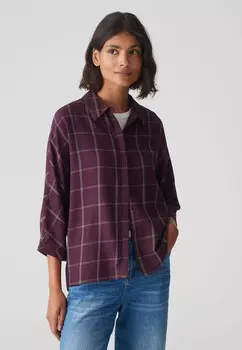 Блузка на пуговицах FUDO ATTIRE Opus, фиолетовый