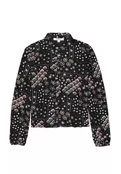 Блузка на пуговицах Garcia, черный