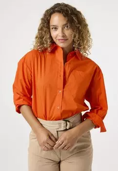 Блузка на пуговицах Garcia, оранжевый