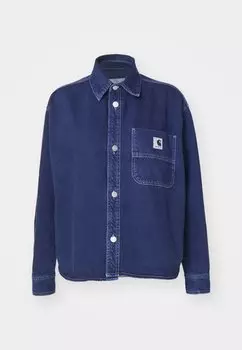 Блузка на пуговицах Georgia Carhartt WIP, военно-воздушный синий